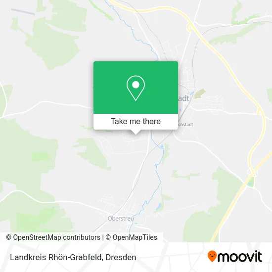 Карта Landkreis Rhön-Grabfeld