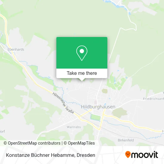Карта Konstanze Büchner Hebamme
