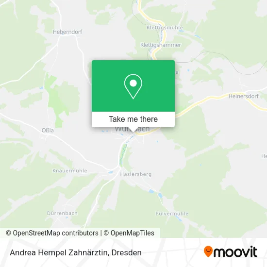 Карта Andrea Hempel Zahnärztin
