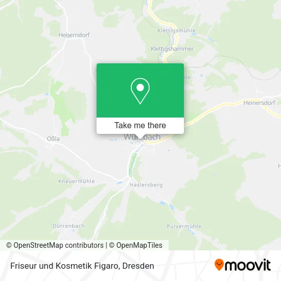 Карта Friseur und Kosmetik Figaro