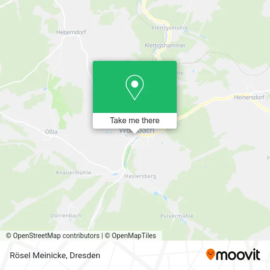 Карта Rösel Meinicke