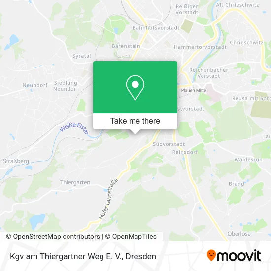 Карта Kgv am Thiergartner Weg E. V.