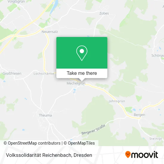 Карта Volkssolidarität Reichenbach