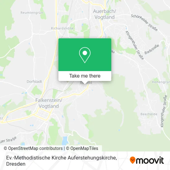 Карта Ev.-Methodistische Kirche Auferstehungskirche