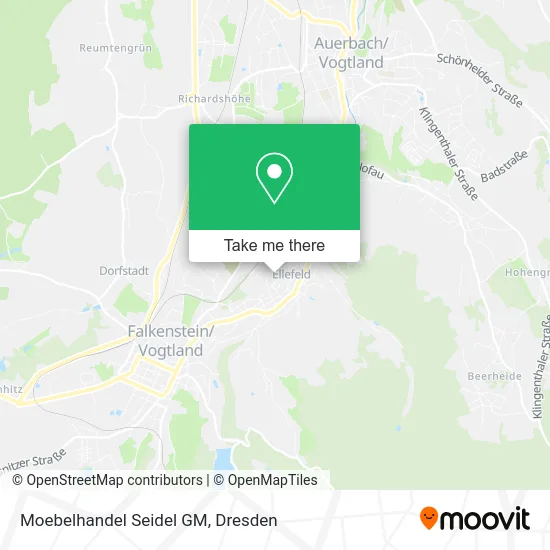 Карта Moebelhandel Seidel GM