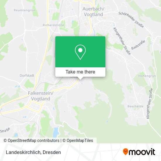 Карта Landeskirchlich