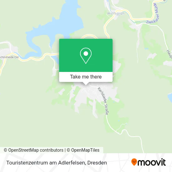 Карта Touristenzentrum am Adlerfelsen