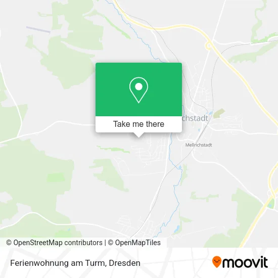 Карта Ferienwohnung am Turm