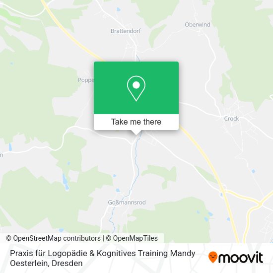 Карта Praxis für Logopädie & Kognitives Training Mandy Oesterlein