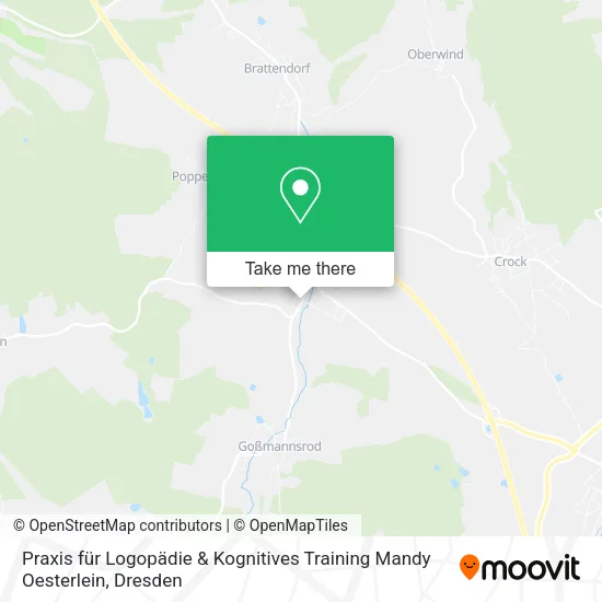 Карта Praxis für Logopädie & Kognitives Training Mandy Oesterlein