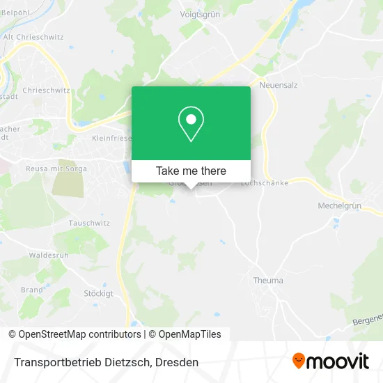 Карта Transportbetrieb Dietzsch