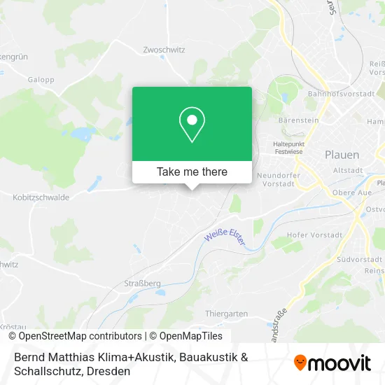 Карта Bernd Matthias Klima+Akustik, Bauakustik & Schallschutz