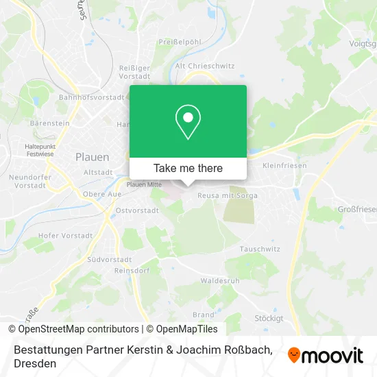 Карта Bestattungen Partner Kerstin & Joachim Roßbach