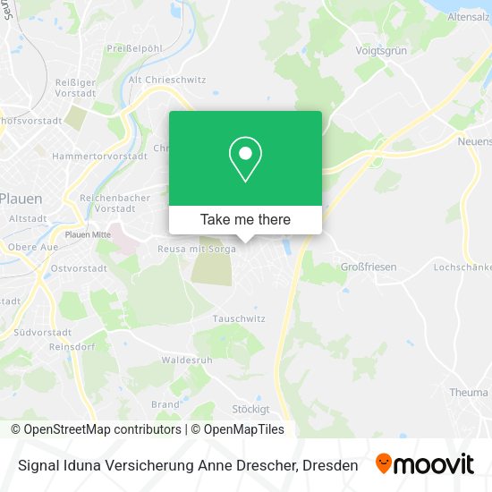 Карта Signal Iduna Versicherung Anne Drescher