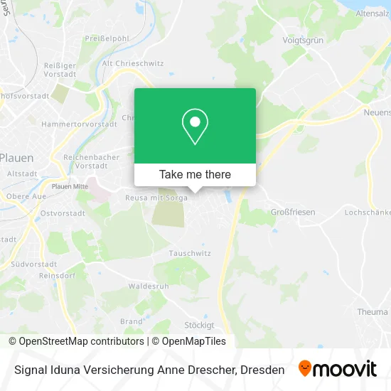 Карта Signal Iduna Versicherung Anne Drescher