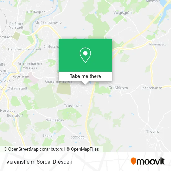 Карта Vereinsheim Sorga