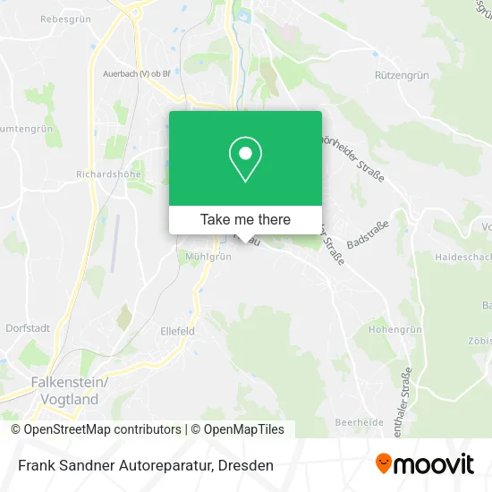 Карта Frank Sandner Autoreparatur