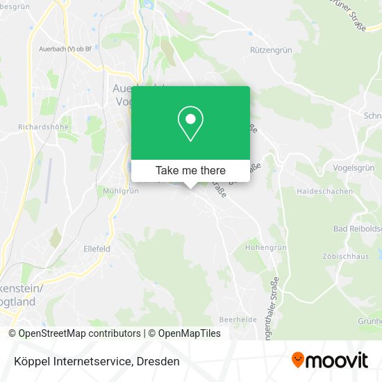 Карта Köppel Internetservice