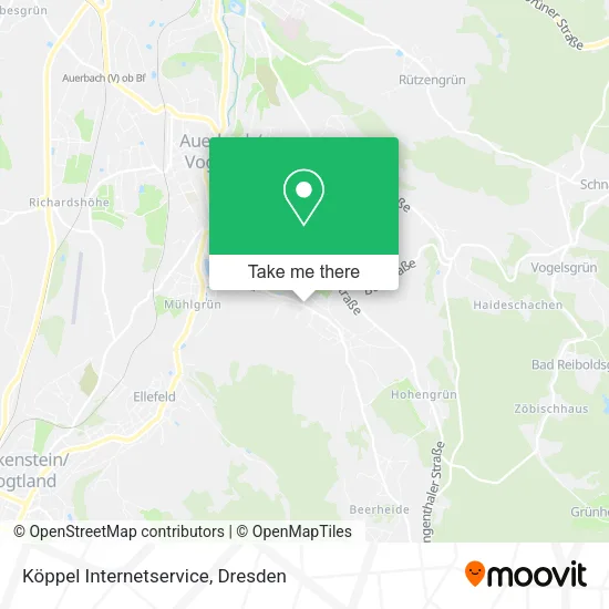 Карта Köppel Internetservice