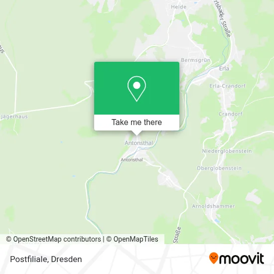Postfiliale map