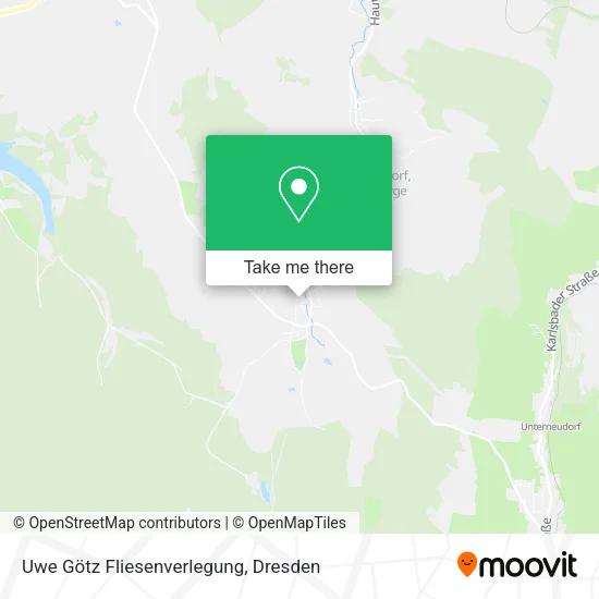 Карта Uwe Götz Fliesenverlegung