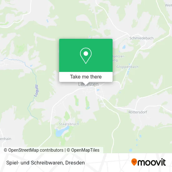 Карта Spiel- und Schreibwaren