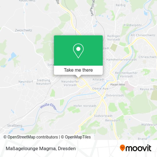 Карта Maßagelounge Magma