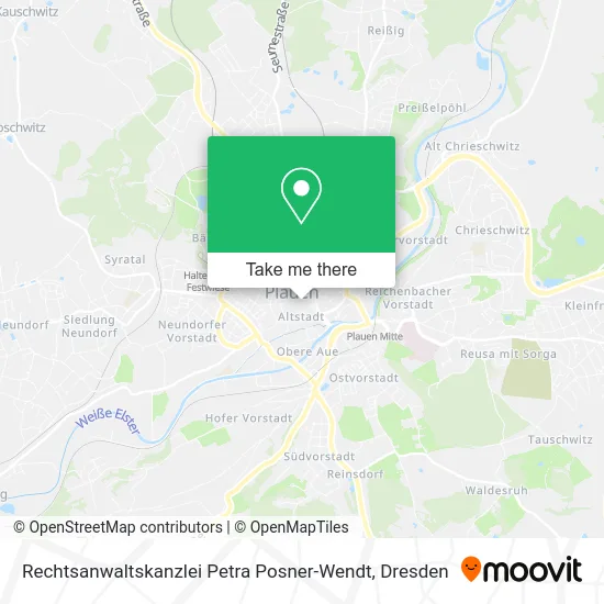 Карта Rechtsanwaltskanzlei Petra Posner-Wendt