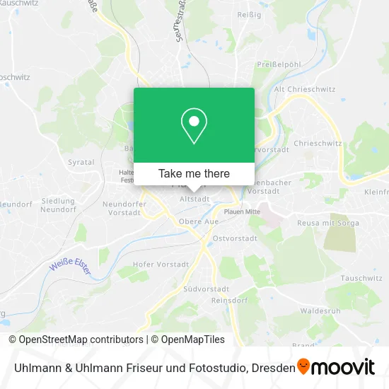 Карта Uhlmann & Uhlmann Friseur und Fotostudio