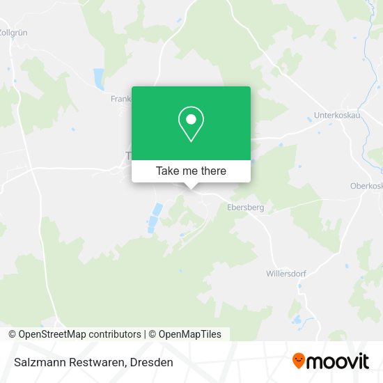 Карта Salzmann Restwaren