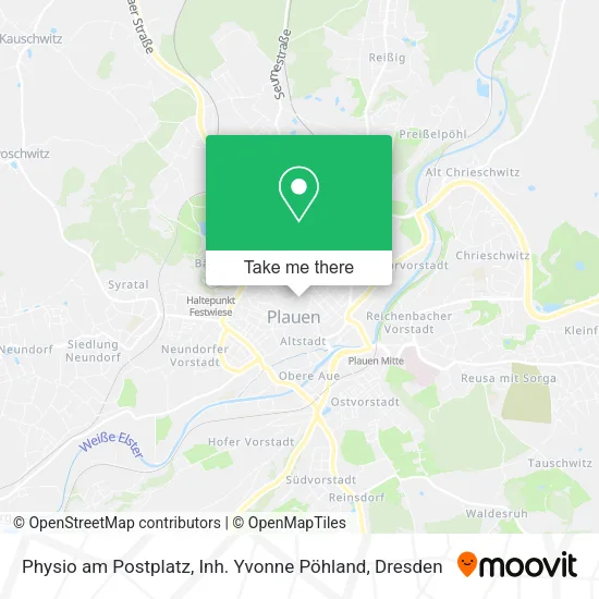 Карта Physio am Postplatz, Inh. Yvonne Pöhland