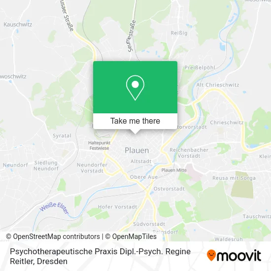 Карта Psychotherapeutische Praxis Dipl.-Psych. Regine Reitler
