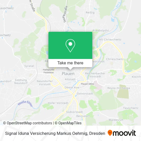 Карта Signal Iduna Versicherung Markus Oehmig