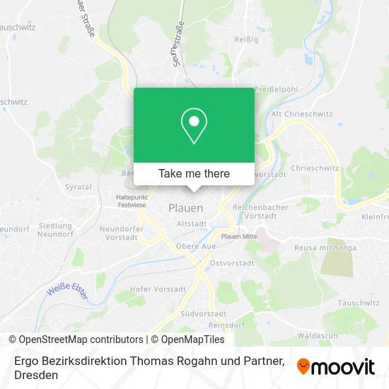 Карта Ergo Bezirksdirektion Thomas Rogahn und Partner