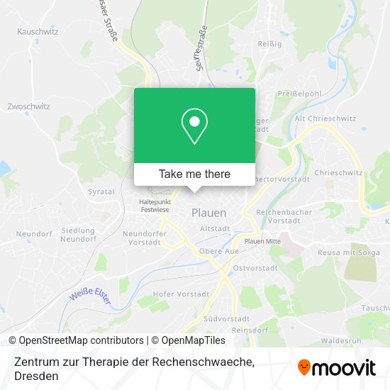 Карта Zentrum zur Therapie der Rechenschwaeche