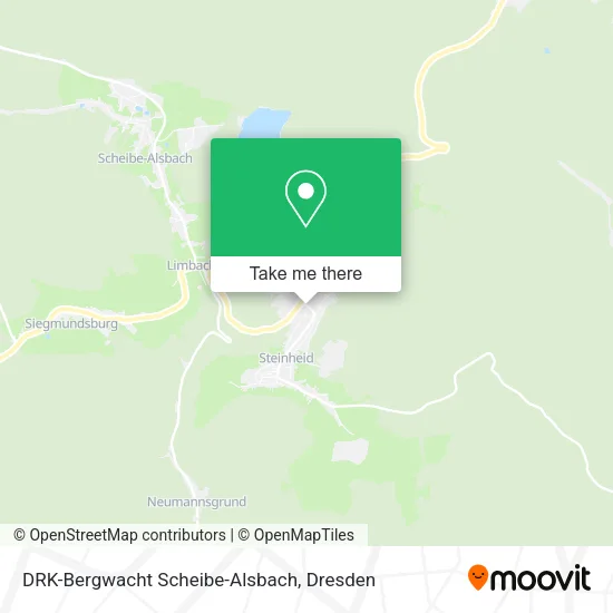 Карта DRK-Bergwacht Scheibe-Alsbach
