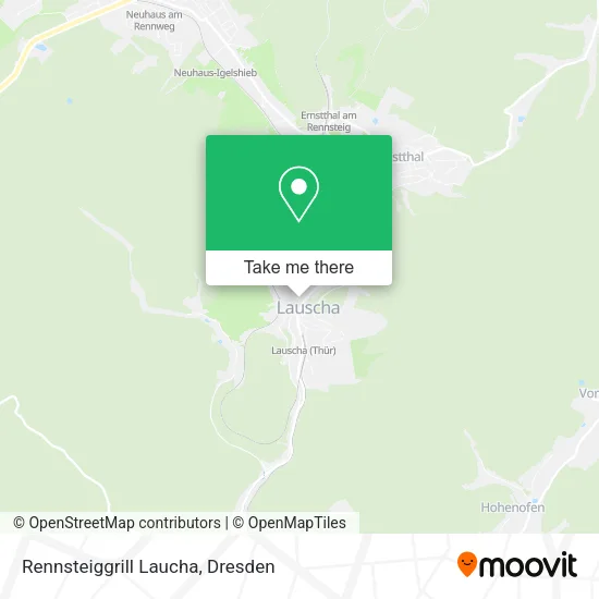Карта Rennsteiggrill Laucha