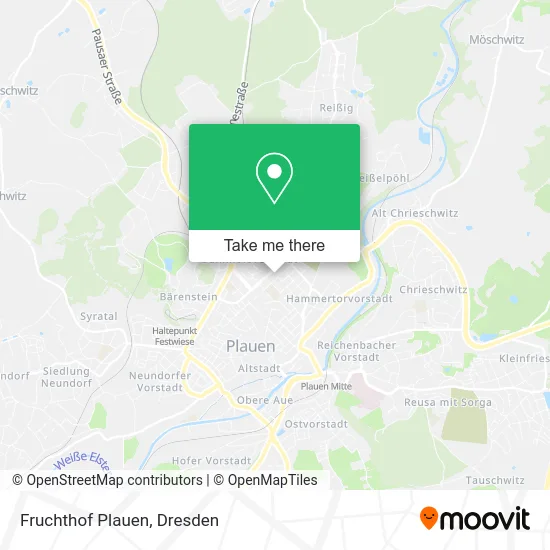 Карта Fruchthof Plauen