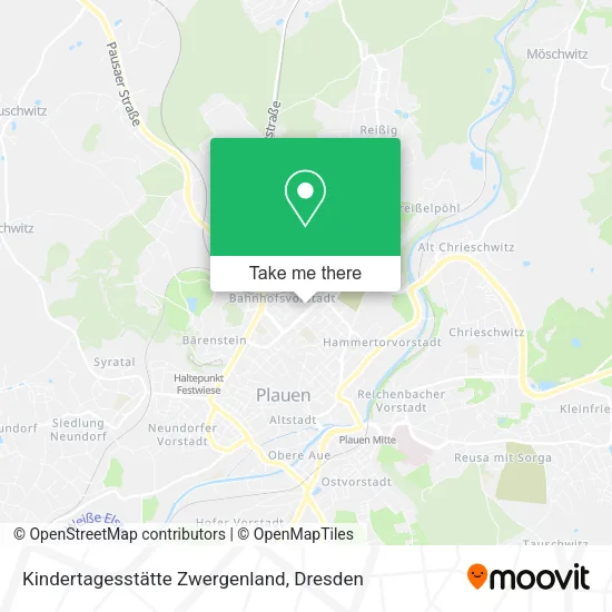 Карта Kindertagesstätte Zwergenland
