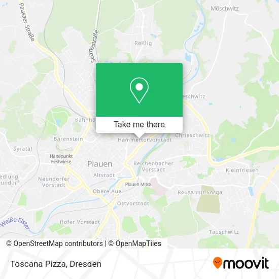 Карта Toscana Pizza