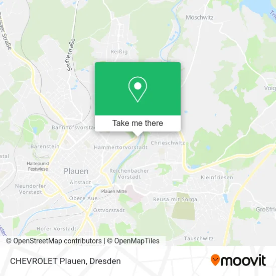 Карта CHEVROLET Plauen