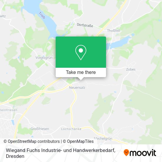 Карта Wiegand Fuchs Industrie- und Handwerkerbedarf