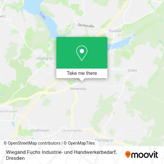 Карта Wiegand Fuchs Industrie- und Handwerkerbedarf