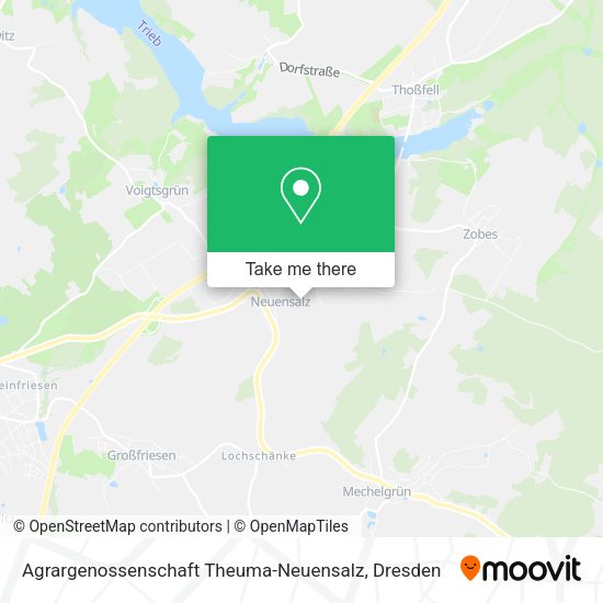 Карта Agrargenossenschaft Theuma-Neuensalz