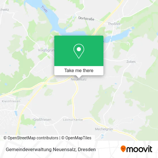 Карта Gemeindeverwaltung Neuensalz