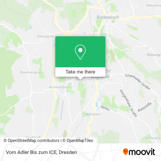 Карта Vom Adler Bis zum ICE