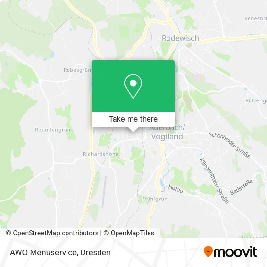 Карта AWO Menüservice