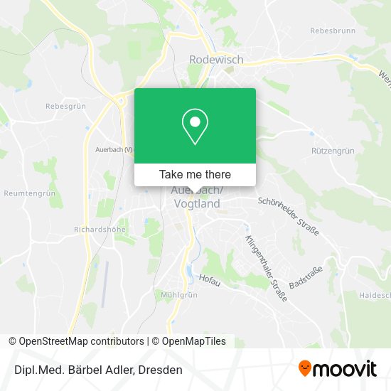 Карта Dipl.Med. Bärbel Adler