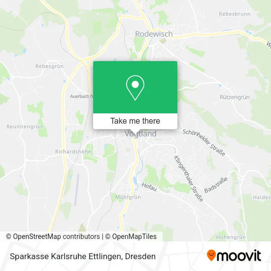 Карта Sparkasse Karlsruhe Ettlingen