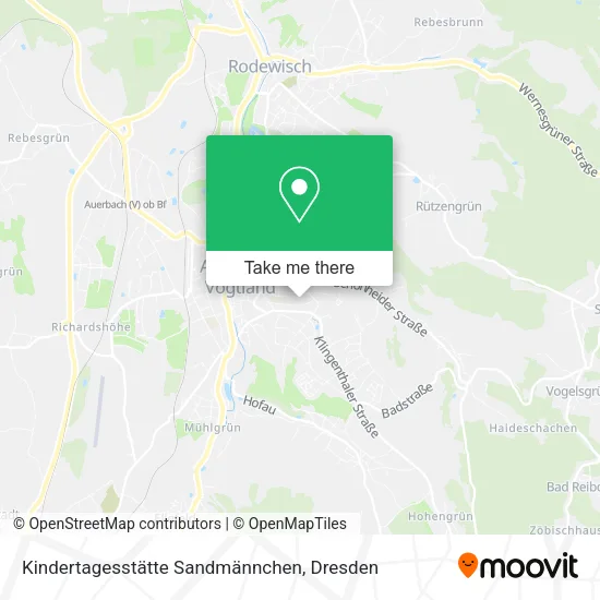Карта Kindertagesstätte Sandmännchen
